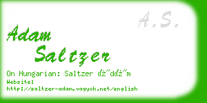adam saltzer business card